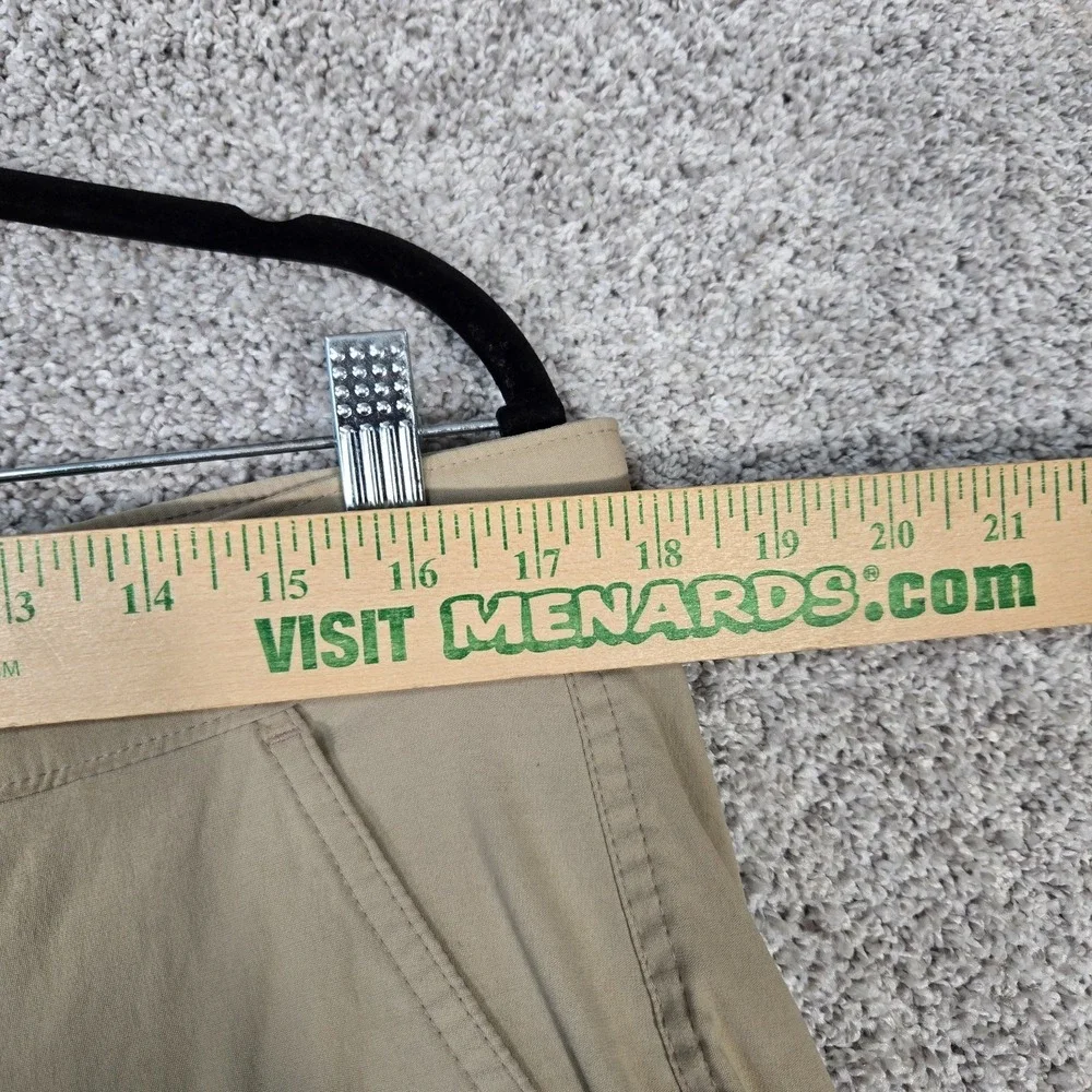 Eddie Bauer Travex‎ Shorts Men 35x10 Beige Nylon stretch Hiking